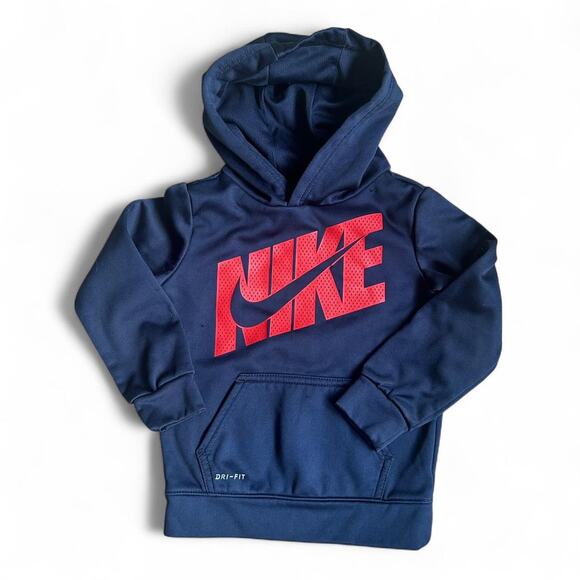 Nike Other - Nike blue red hoodie‎ 3T Boys EUC